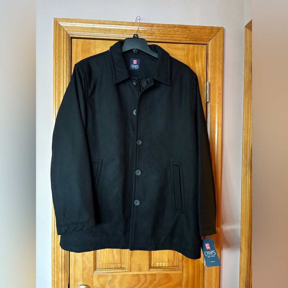 NWT Chaps Men’s Car Pea Coat